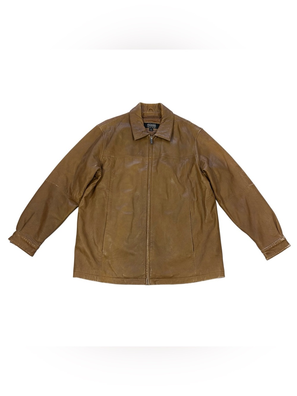 Vintage Wilsons Leather Pelle Studio Mens Large Removable Liner Warm Bomber Y2K